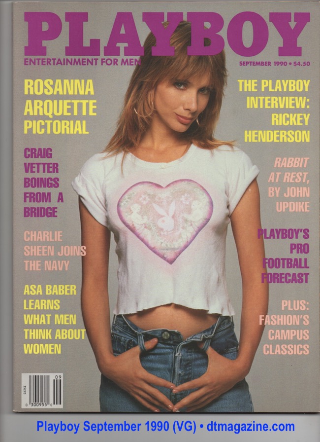 Playboy September 1990 VG-F